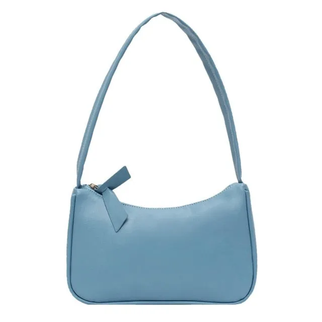 Retro Shoulder Bag Vintage Handbag Hobos Bag for Women PU Leather Female Baguette Bag Subaxillary Mini Bolsa Bolsa Feminina2020