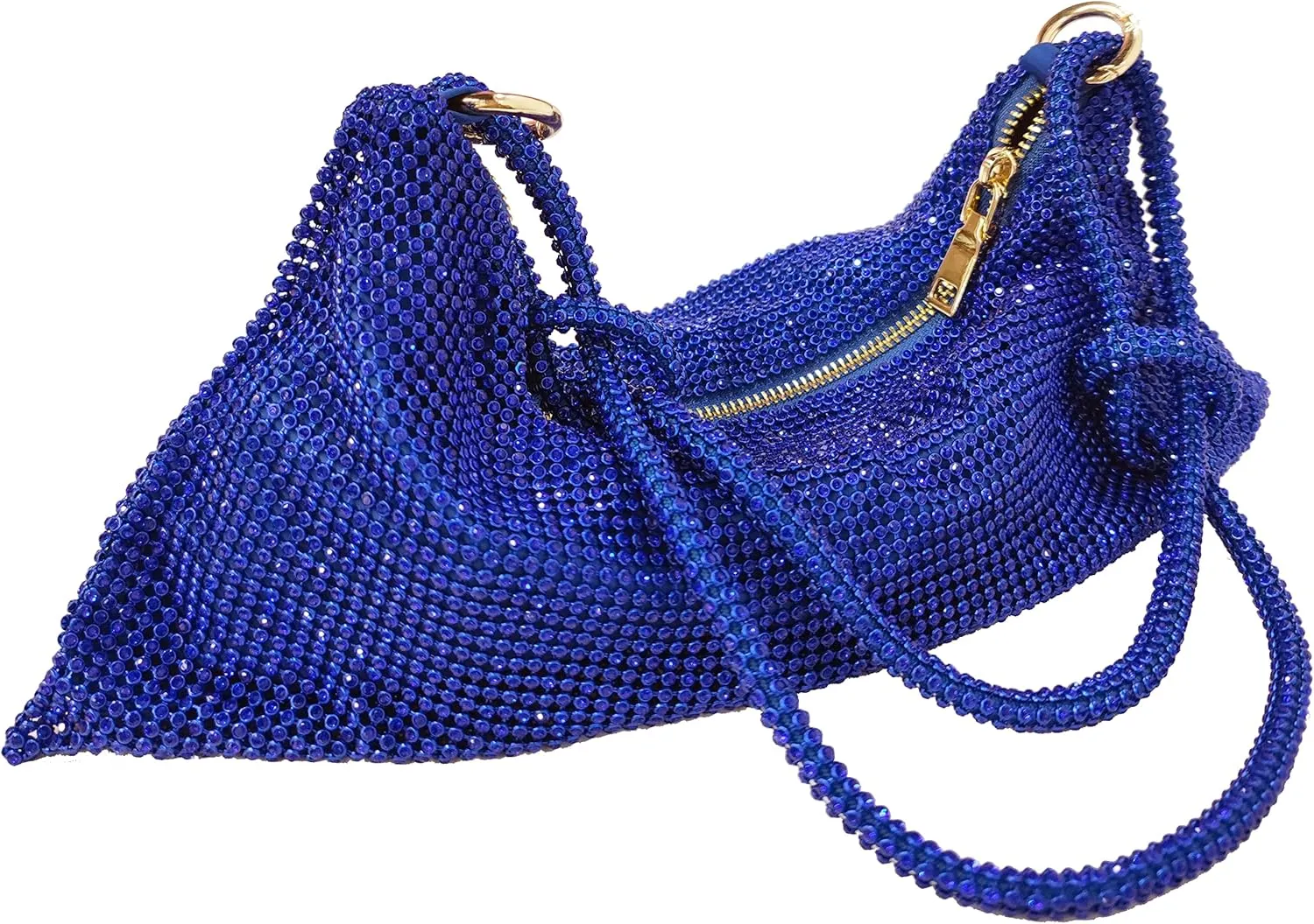 Rhinestone Hobo Bag for Women Rhinestone Purses Sparkly Evening Handbag Shiny Diamond Purse for Wedding Parties 2024