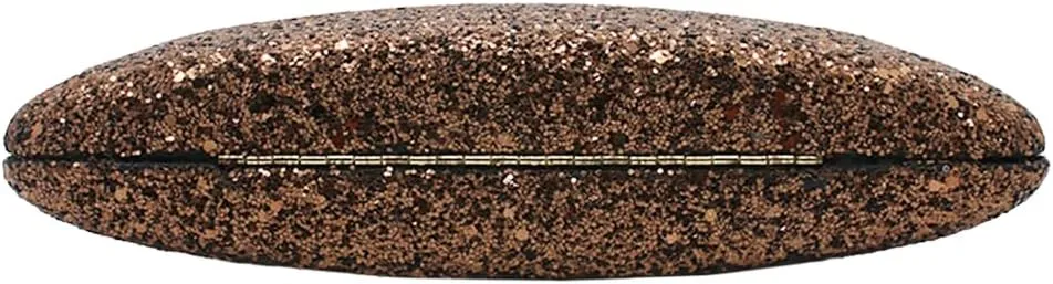 RomanticDesign Women Glitter Evening Bag Sequin Wedding Handbag Cocktail Prom Party Shiny Clutch Purse