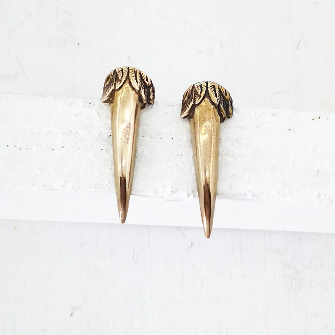 Ruru Claw Studs-Bronze