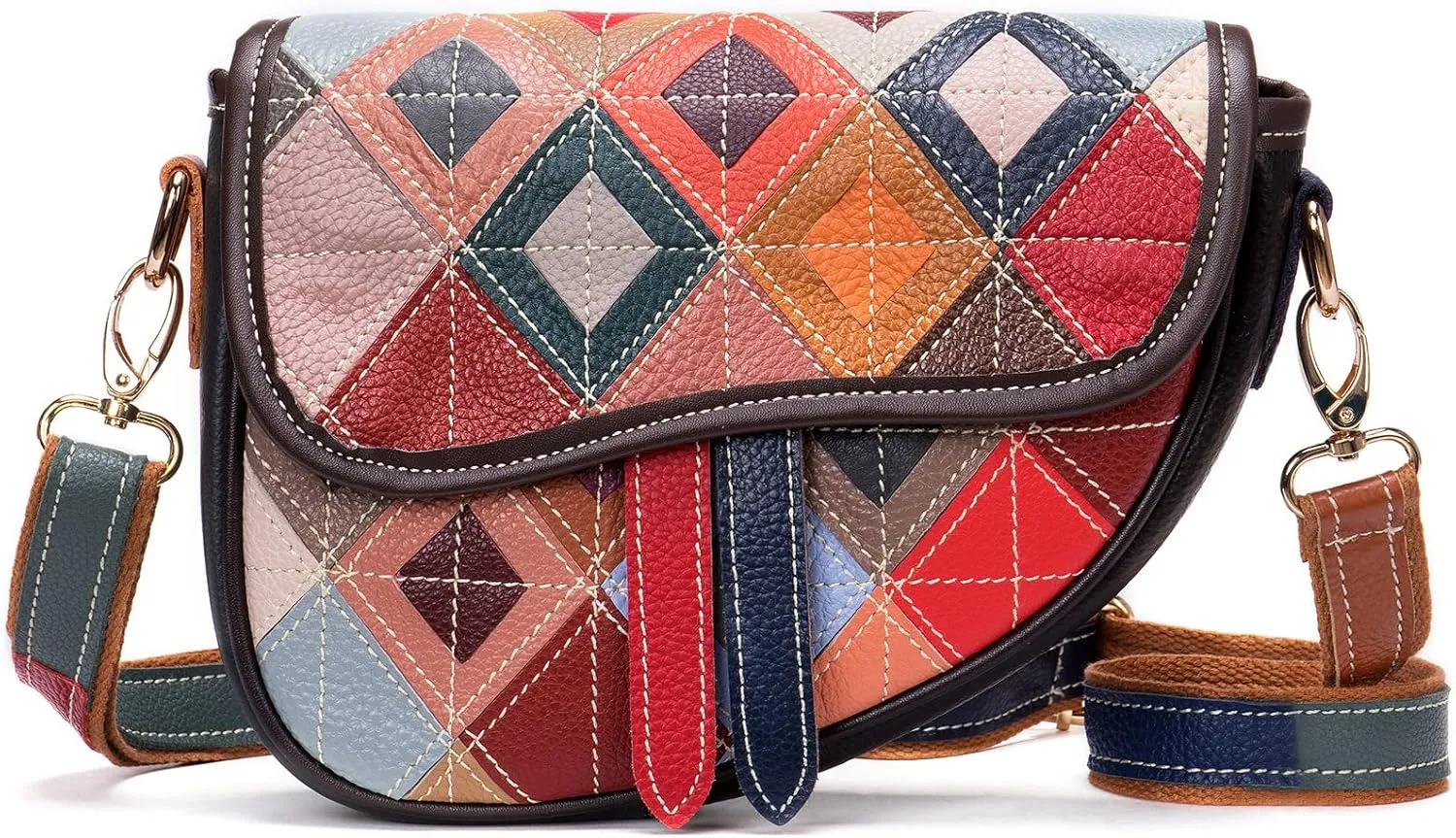 Saddle Bag Purses for Women Shoulder Bag Clutch Vintage Satchel Handbags Small Crossbody Bag