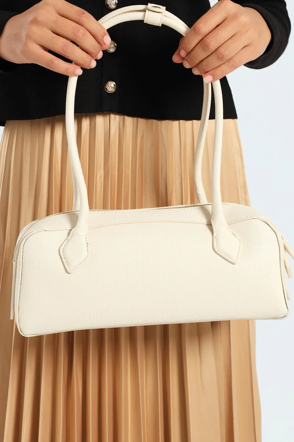 Samantha Shoulder Bag - Cream