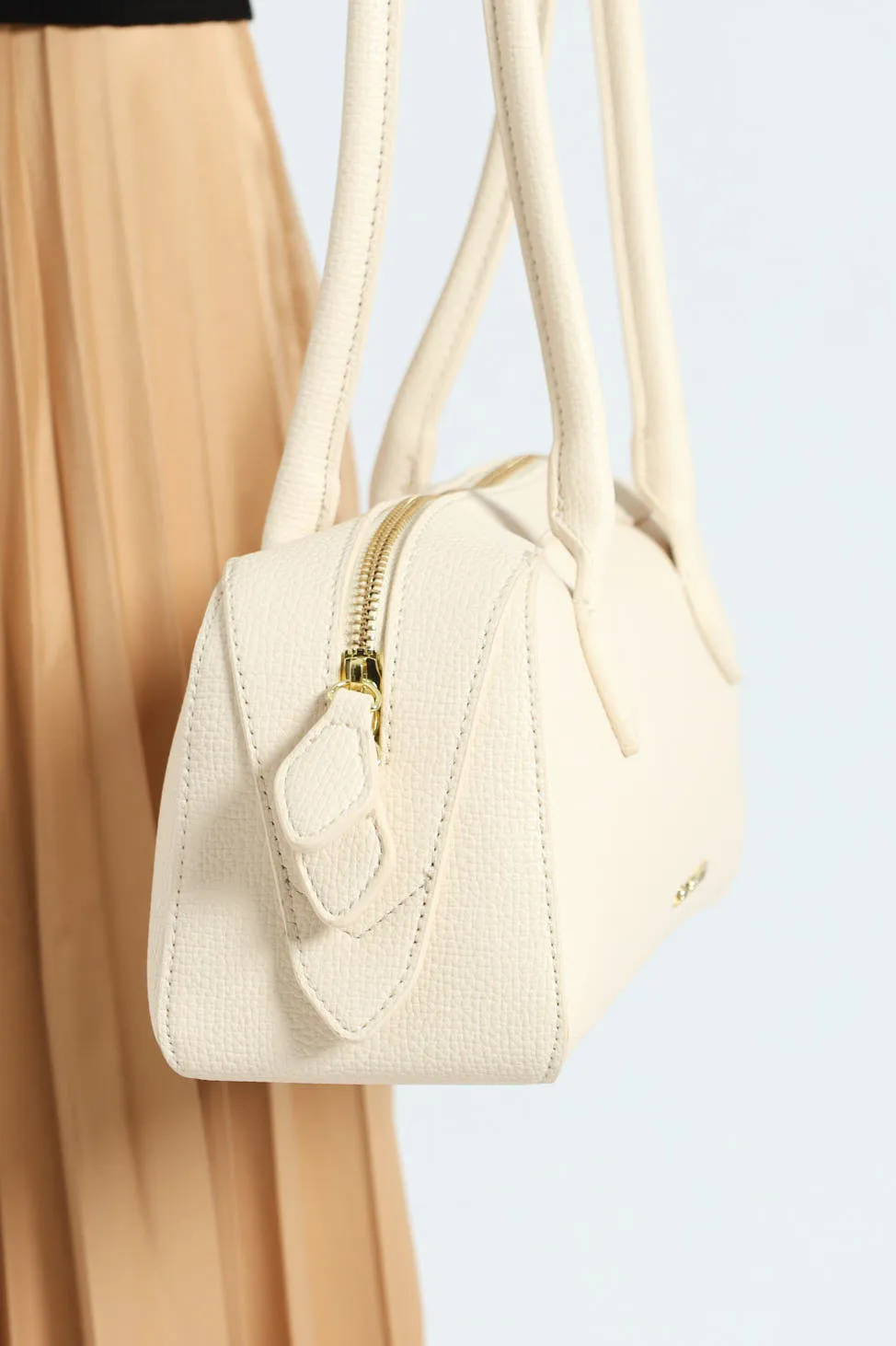 Samantha Shoulder Bag - Cream