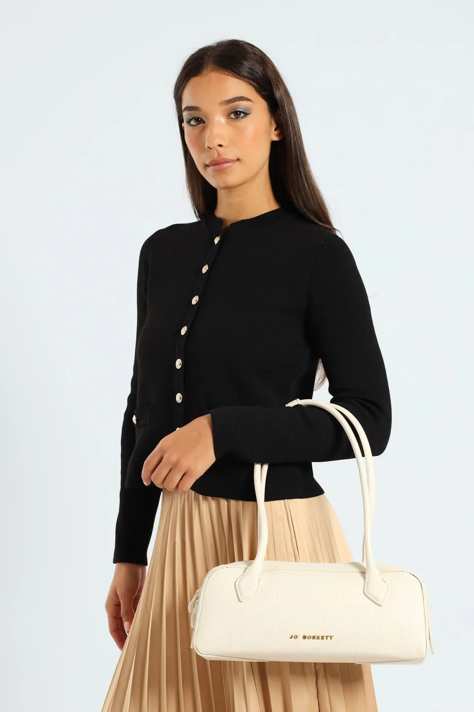 Samantha Shoulder Bag - Cream