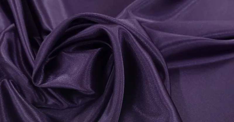 Satin Crepe Dark Purple