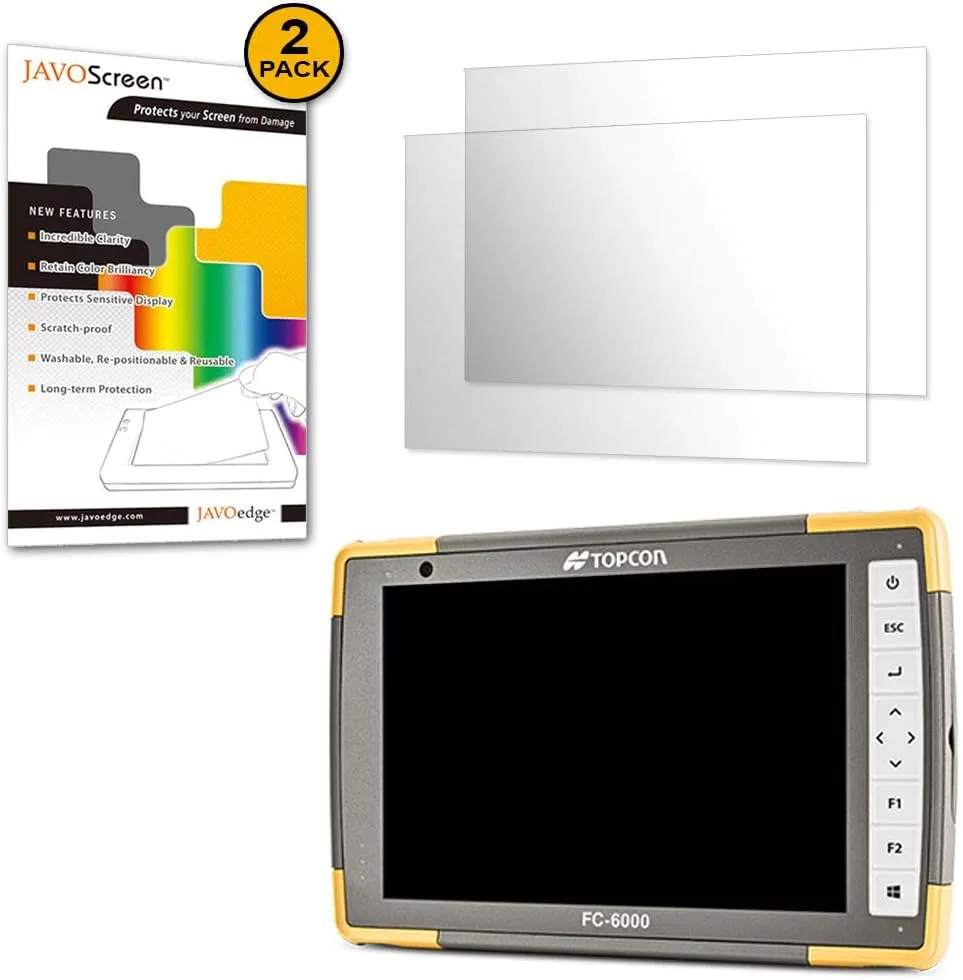 Screen Protector for Topcon FC-6000, (Screen Protector Ultra Clear (2 PACK) Defensive Armor Against Scratches
