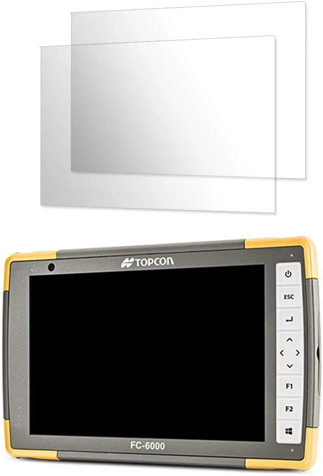Screen Protector for Topcon FC-6000, (Screen Protector Ultra Clear (2 PACK) Defensive Armor Against Scratches