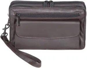 Scully Men's Vinnie Personal Organizer Bag Brown One Size