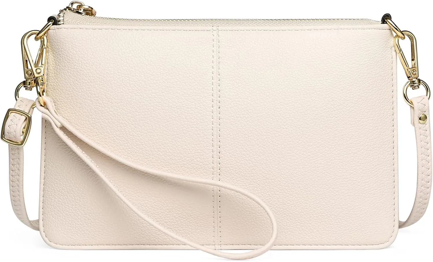 SENDEFN Leather Wristlet Clutch Small Women Crossbody Shoulder Bag Wallet Purses RIFD Card Slots