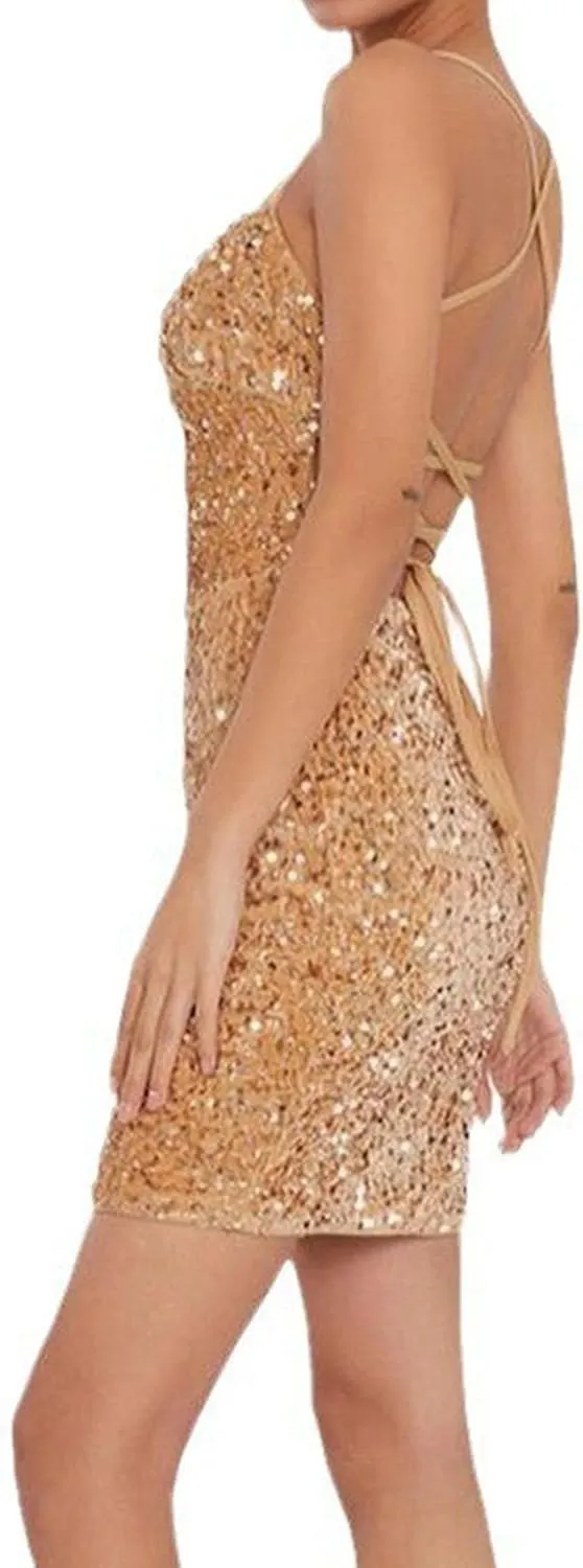 Sequin Dress for Women Christmas Dress Black Sequined Dresses Sequin Dress Midi Rose Gold Sequin Dress
