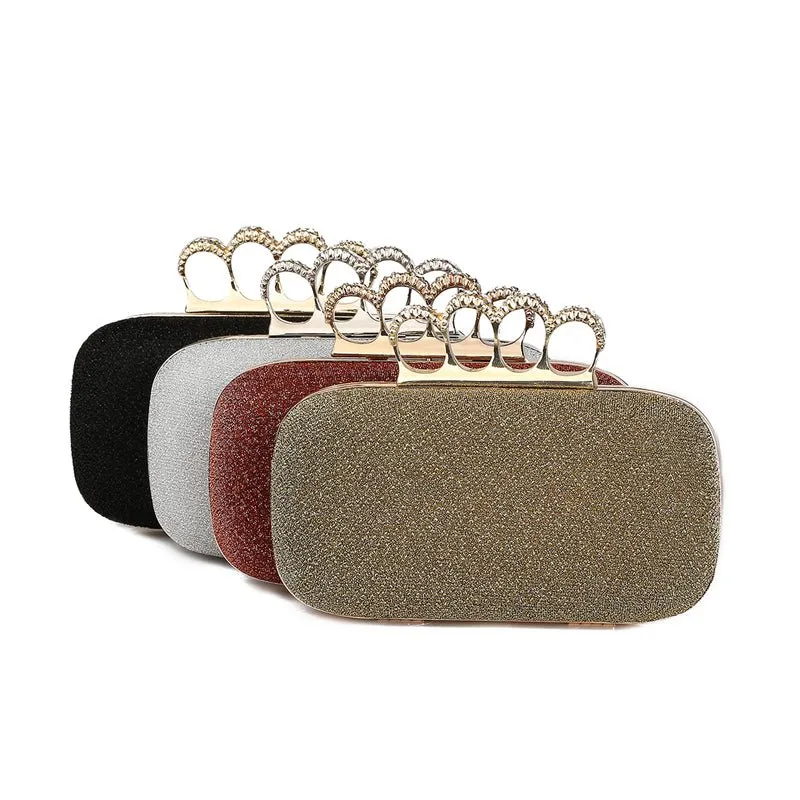 Sequin Evening Bags Diamond Clasp Fashion Clutches