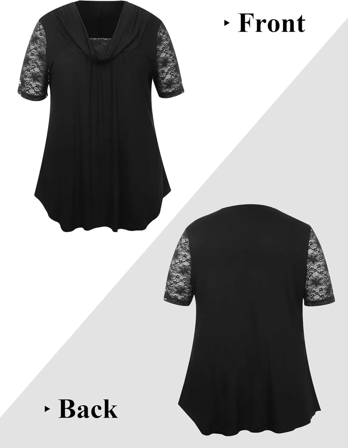 Sequins Plus Size Tops for Women Elegant Shirt Lace Half Sleeve Tunic Gowns Evening Cocktail Blouse