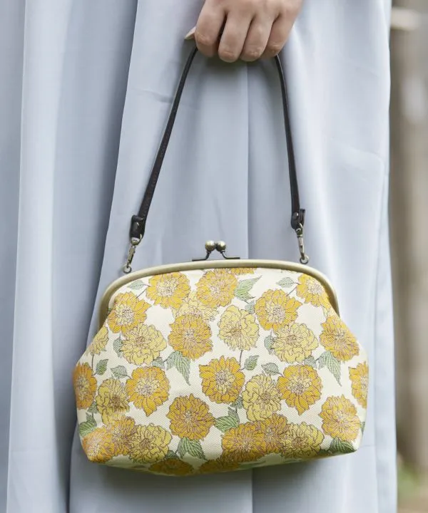 SHIKI - HARUKAZE GAMAGUCHI Clasp Handbag