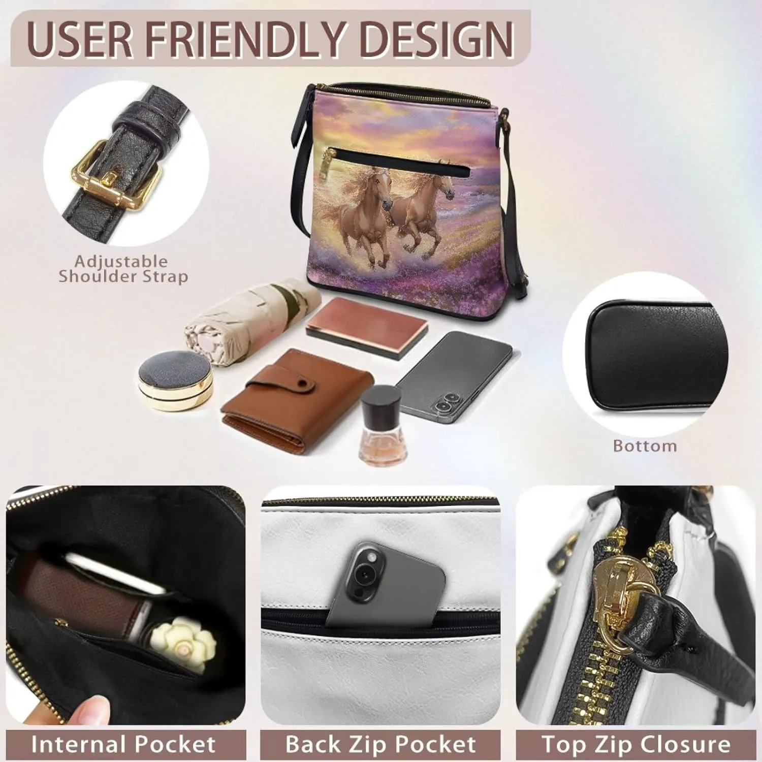 Shoulder Bag Purses for Women Soft Leather Handbag for Women Crossbody
