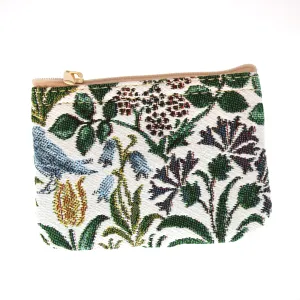 Signare Small Zip Coin Purse Spring Flower
