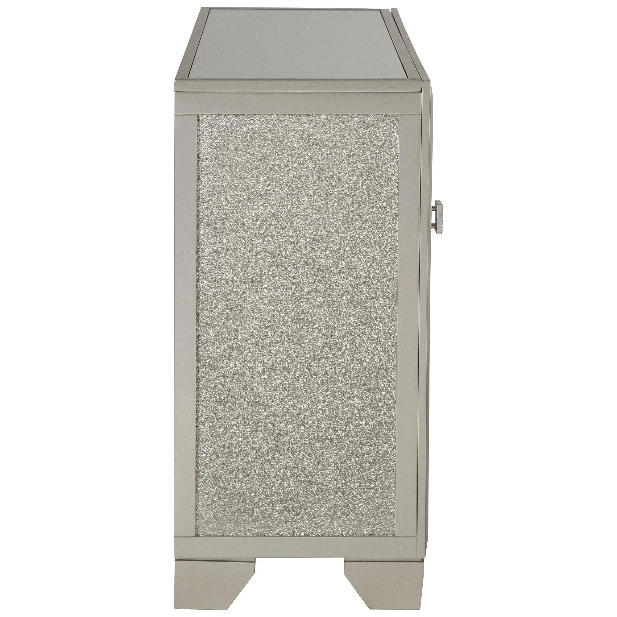 Signature Design by Ashley Chaseton Silver Accent Cabinet - 54"W x 16"D x 34"H