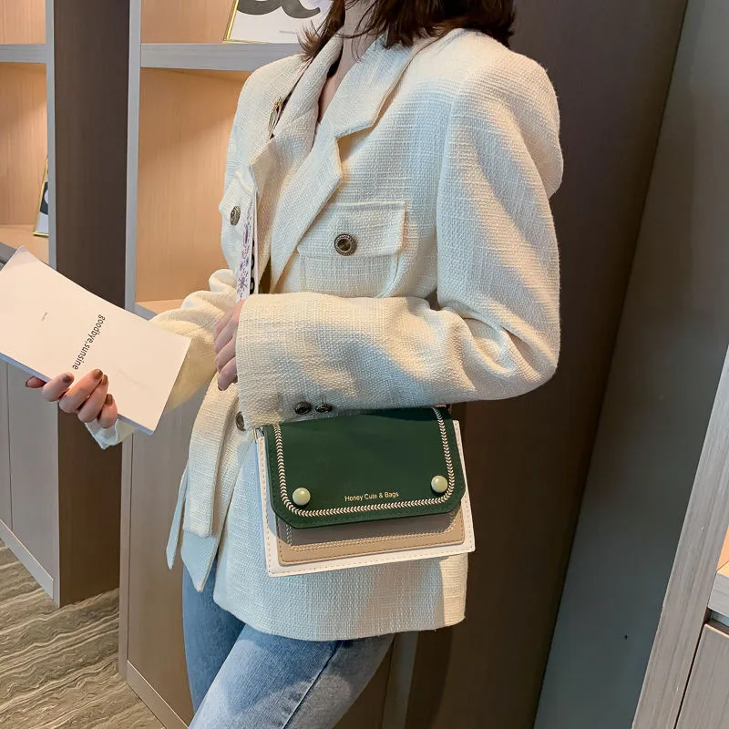 Simple Small Square Bag Woman Shoulder Small Square Package Luxury Handbags