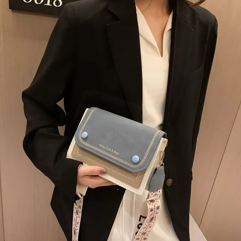 Simple Small Square Bag Woman Shoulder Small Square Package Luxury Handbags