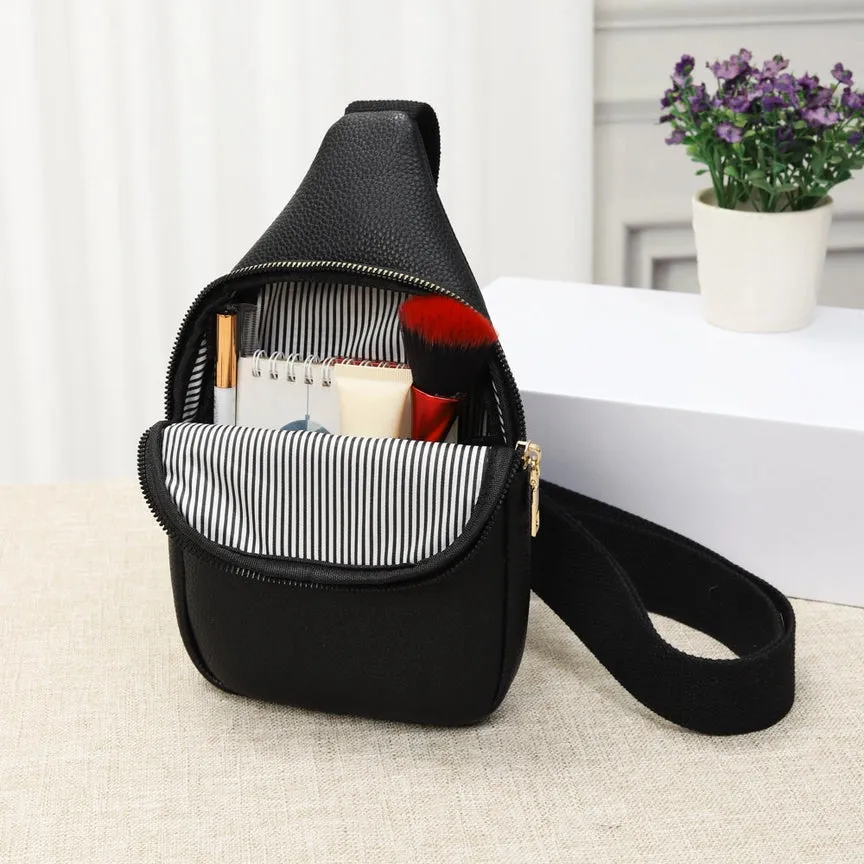 Sling Slim Fit Crossbody - Black