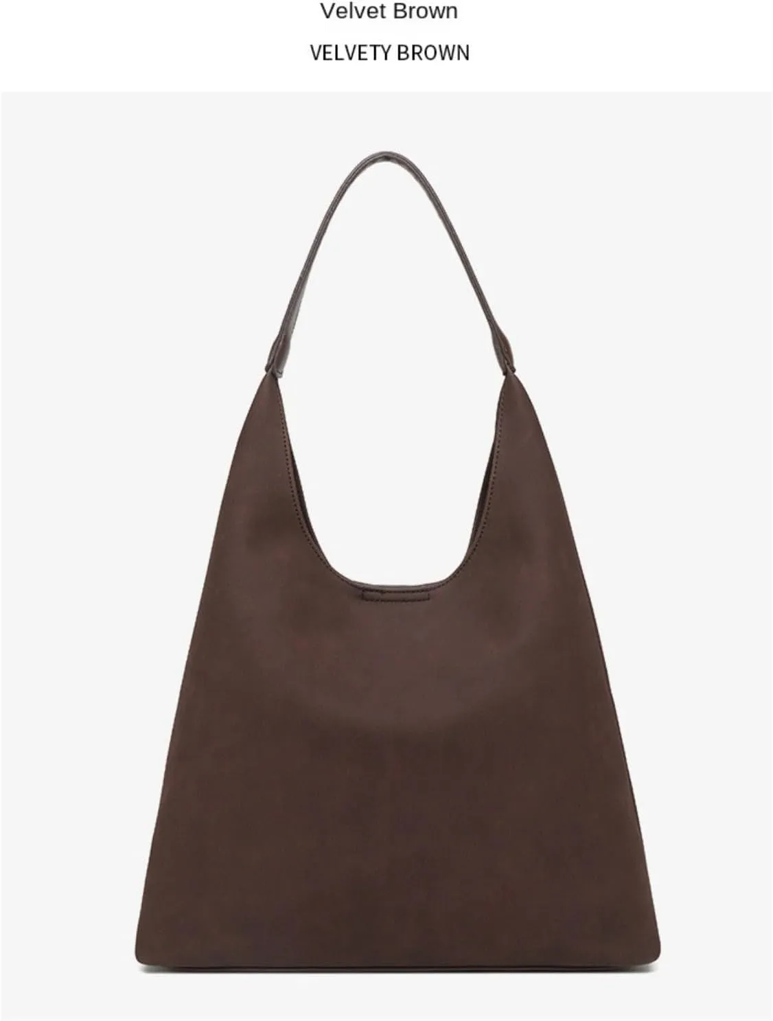 Slouchy Vegan Leather Tote Purse for Women - Large Capacity Work Bag with Detachable Mini Clutch, Crossbody & Shoulder Carry