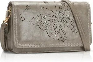 Small Crossbody Bag for Women,Cell Phone Purse Womens Shoulder Handbags Wallet Purse with Credit Card Slots Wristlet