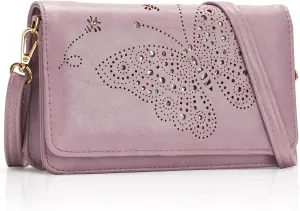 Small Crossbody Bag for Women,Cell Phone Purse Womens Shoulder Handbags Wallet Purse with Credit Card Slots Wristlet