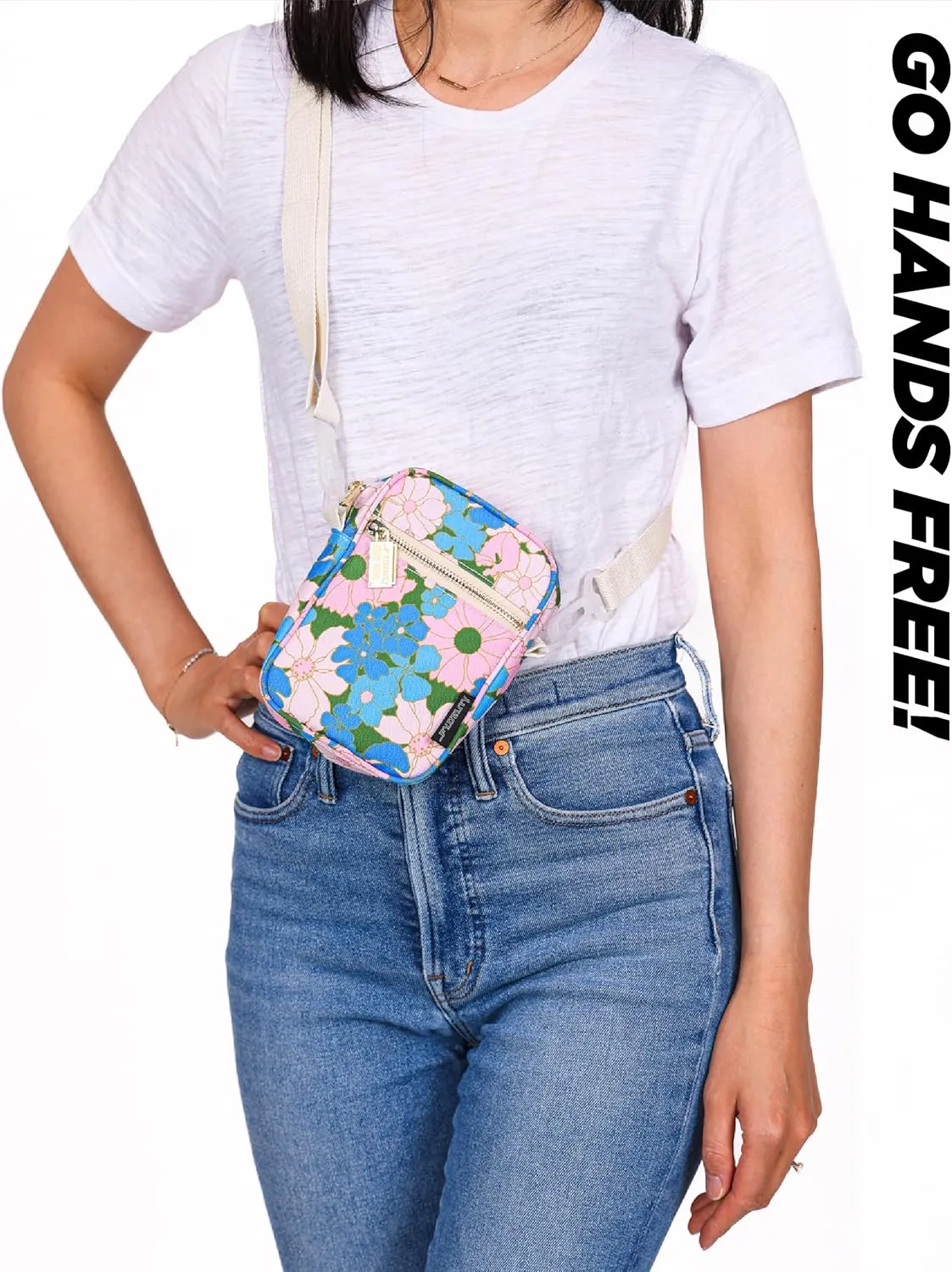 Small Crossbody Bags for Women & Men – 80s/90s Small Bum Bag – Stylish Travel & Festival Belt Bag – Ideal Fanny Pack for Daily Fashion – Perfect for Travel & Everyday Wear (88619)