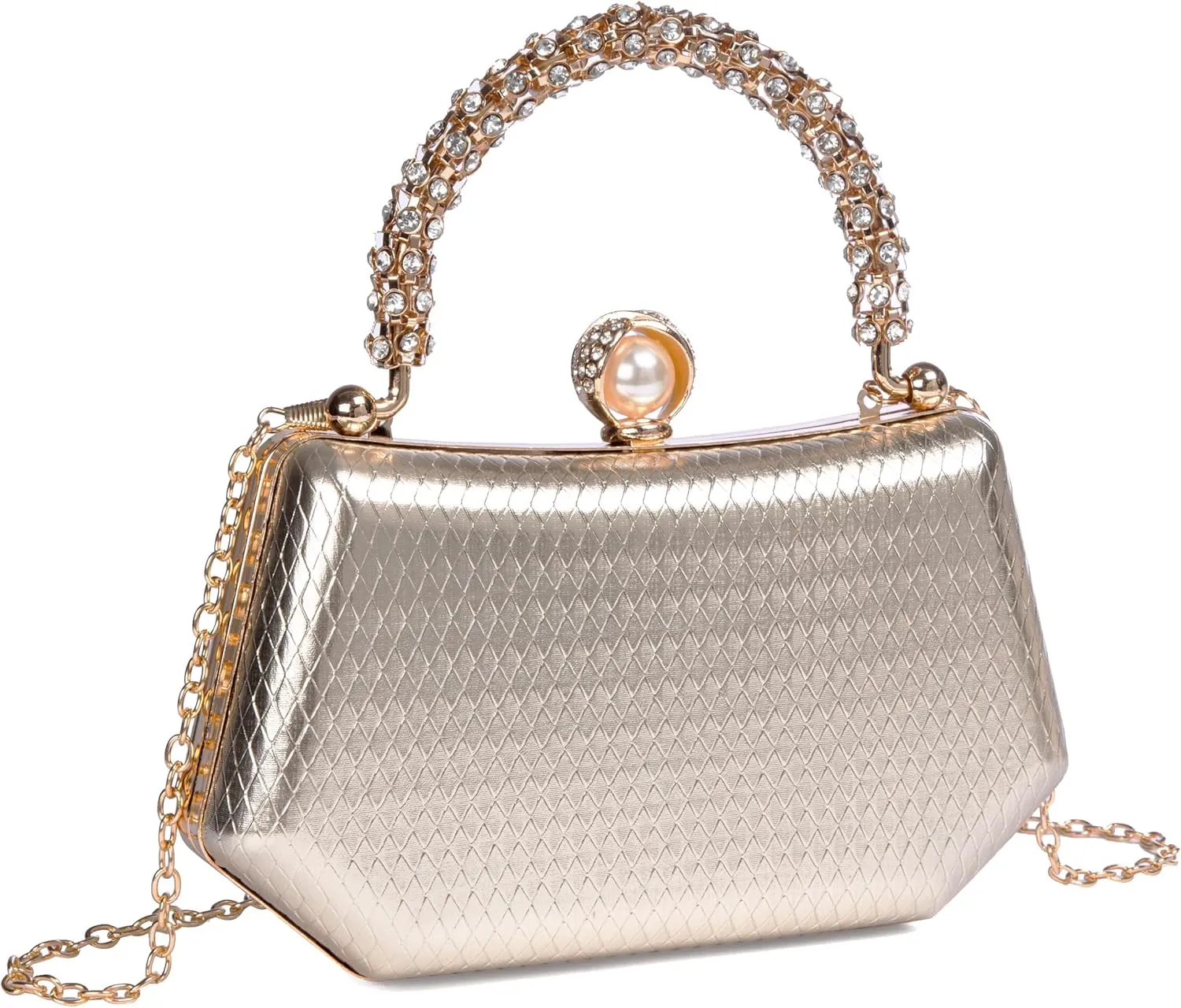 Small Evening Bag Clutch Purses for Women Sparkly Glitter Purse Diamond Crystal Handbag