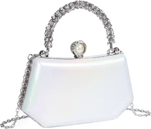 Small Evening Bag Clutch Purses for Women Sparkly Glitter Purse Diamond Crystal Handbag