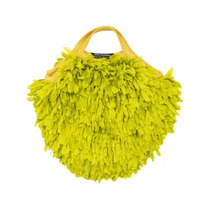 Small Green Silk Organza Bag