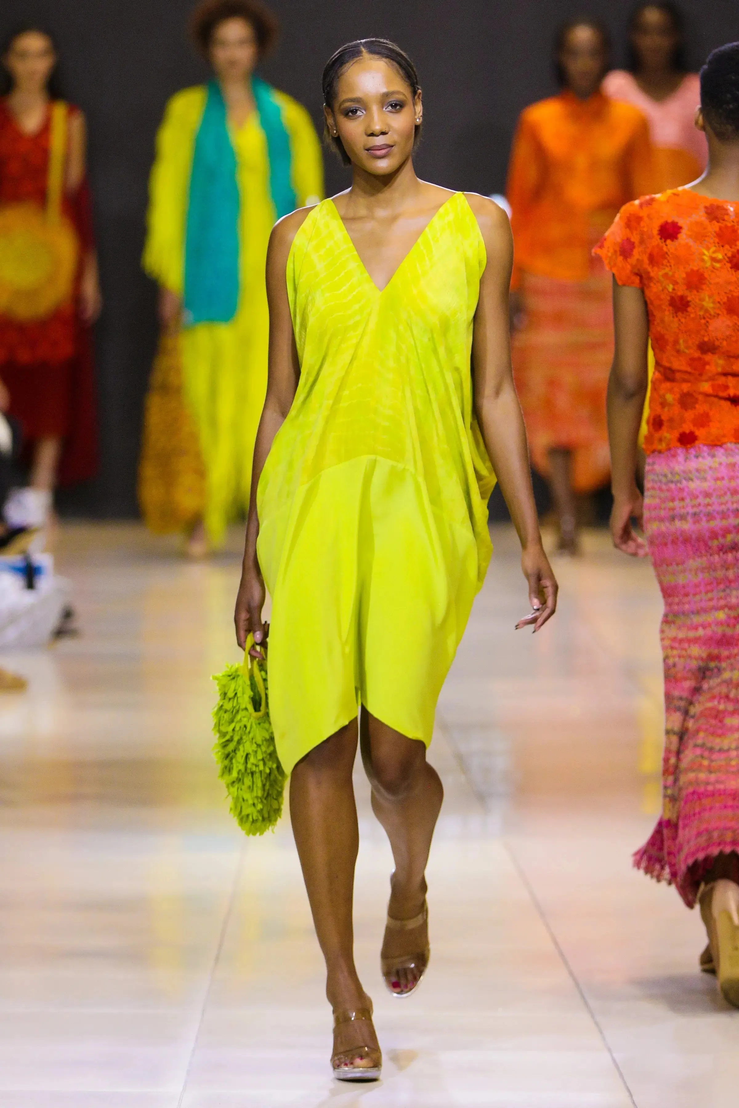 Small Green Silk Organza Bag