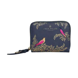 SMALL ZIP PURSE - SMOKEY BIRDS