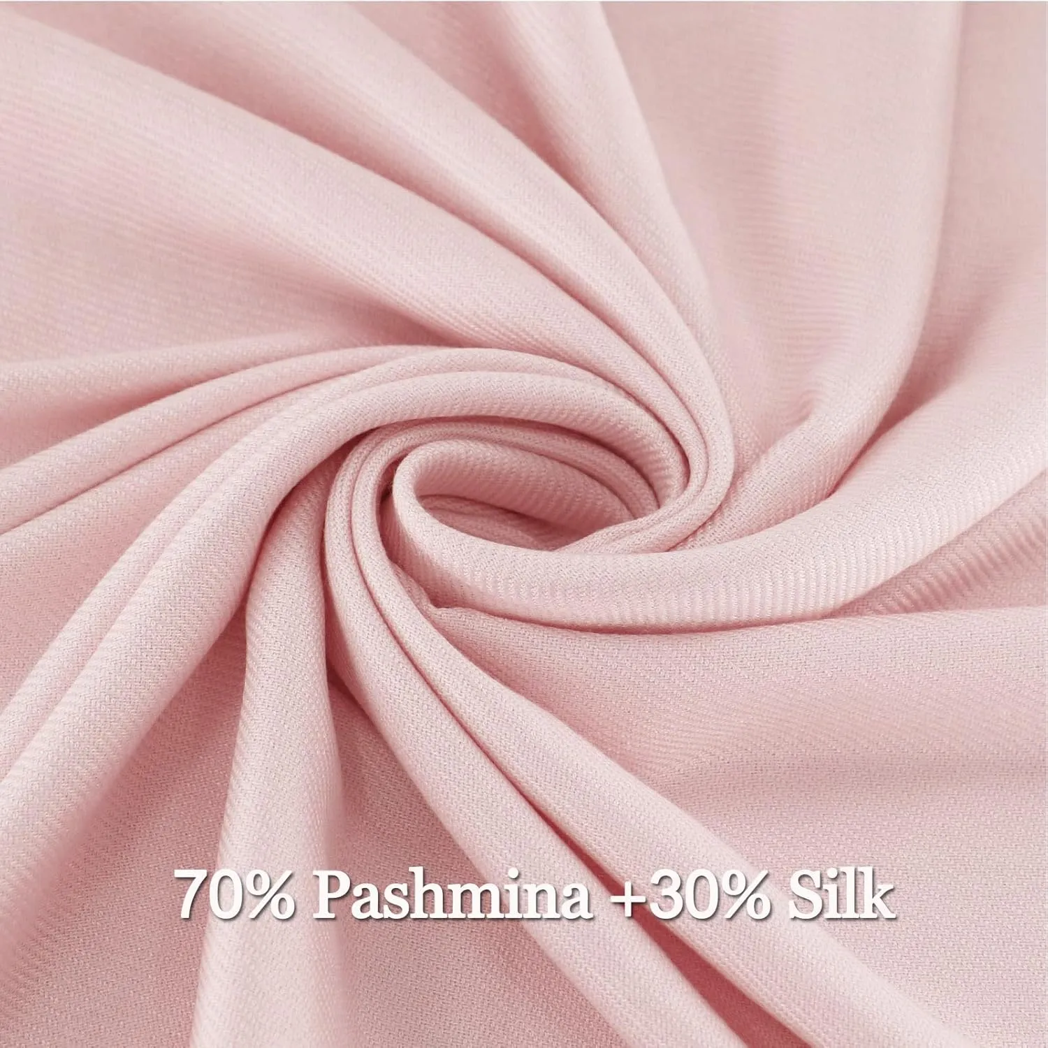 Soft Silky Pashmina Shawl Wraps Solid Colors Scarf for Wedding Evening Dresses