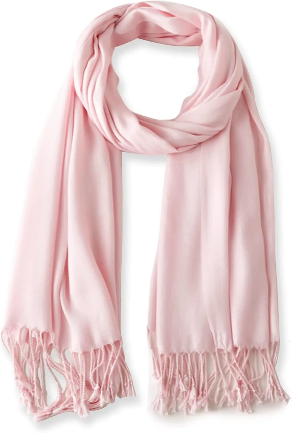 Soft Silky Pashmina Shawl Wraps Solid Colors Scarf for Wedding Evening Dresses