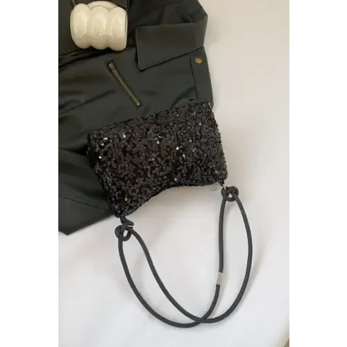 Sparkle with Yeppi Sequin Double Strap Shoulder Bags