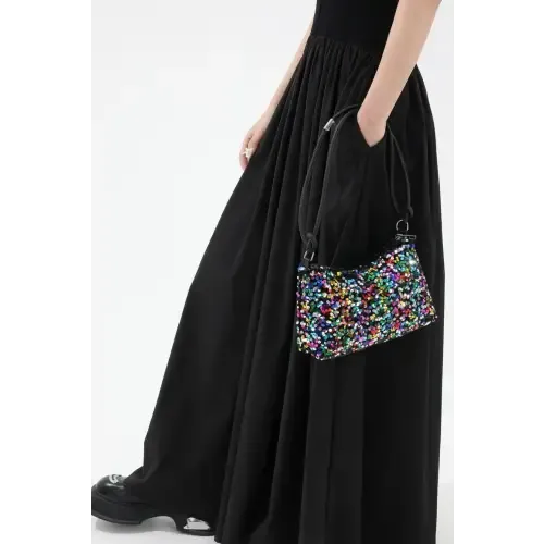 Sparkle with Yeppi Sequin Double Strap Shoulder Bags