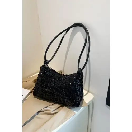 Sparkle with Yeppi Sequin Double Strap Shoulder Bags