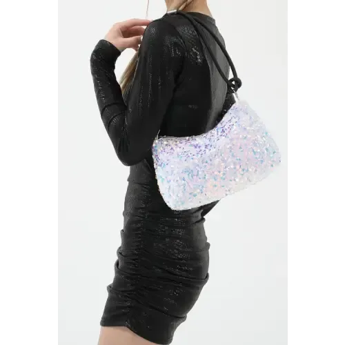 Sparkle with Yeppi Sequin Double Strap Shoulder Bags