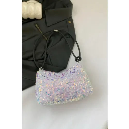 Sparkle with Yeppi Sequin Double Strap Shoulder Bags