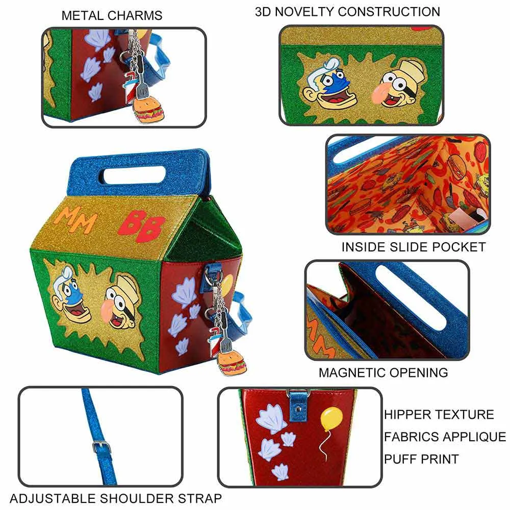 SpongeBob SquarePants Krusty Krab Kiddie Meal Crossbody & Handbag