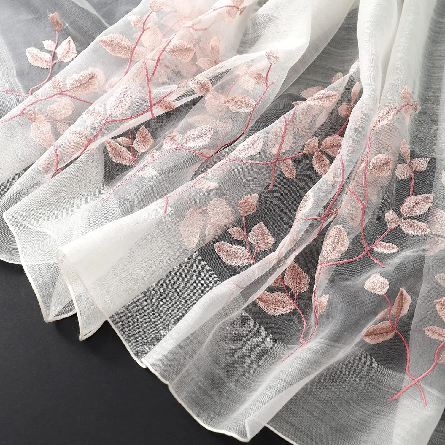 STARWHISPER Women Silk & Wool Long and Large Scarf Shawl Wrap For Evening Dress