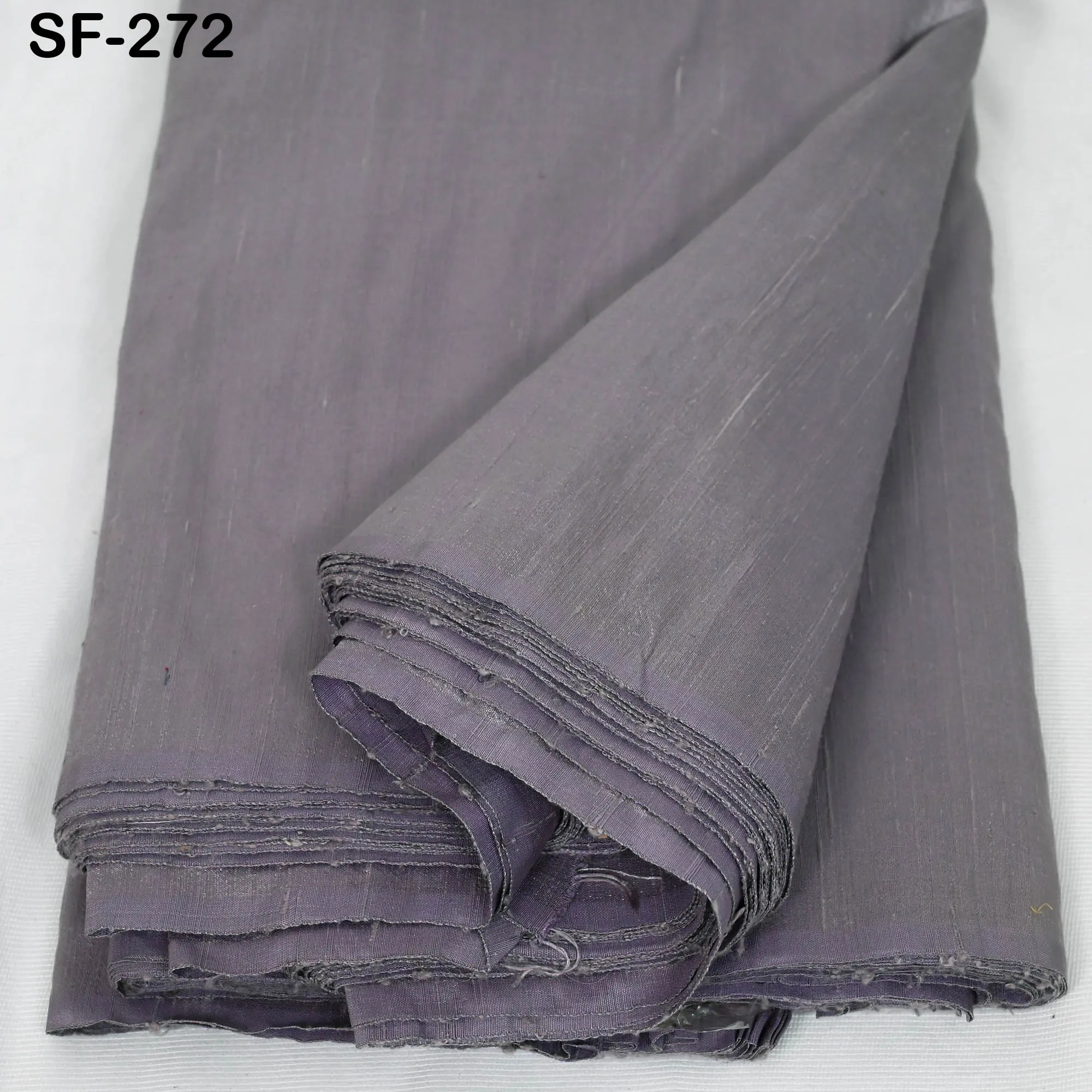 Steel Grey Pure Dupioni Fabric by the yard Indian Raw Silk Dupion Women Costumes Wedding Dresses Pillows Cushions Table Covers DIY Crafting