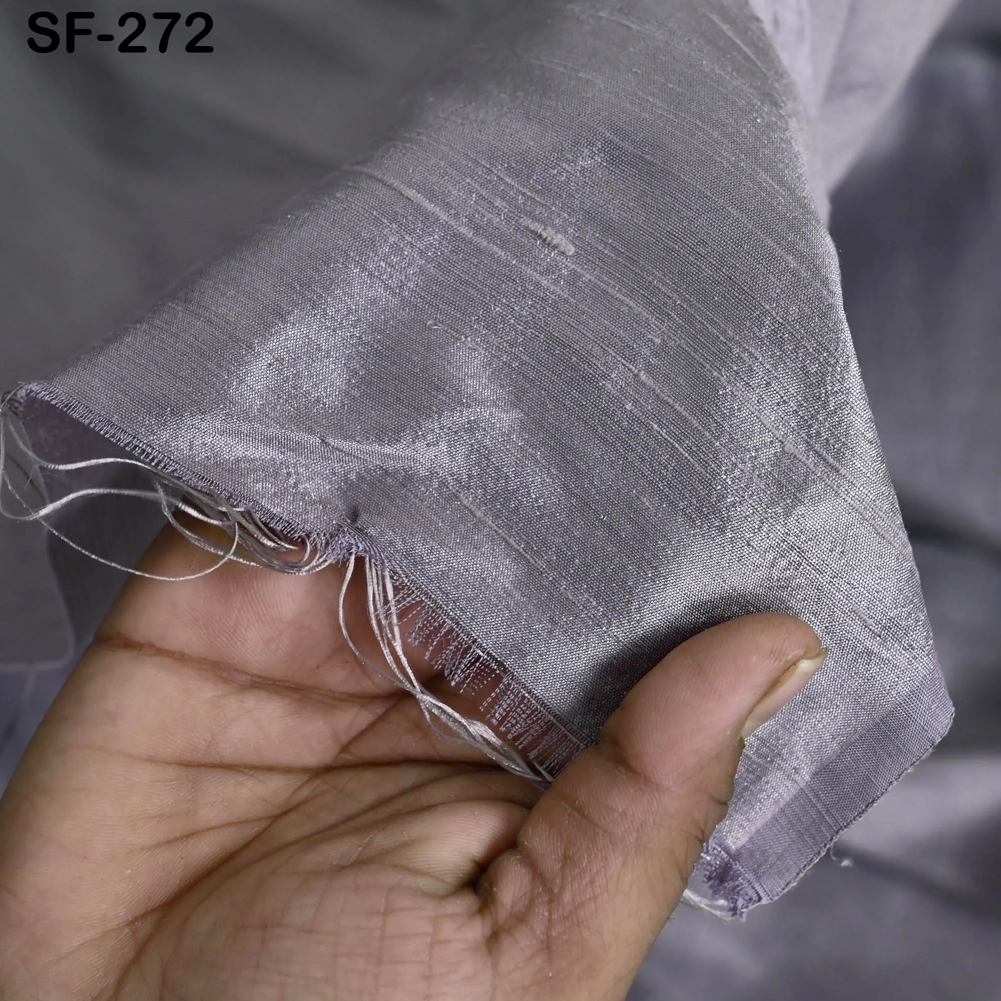 Steel Grey Pure Dupioni Fabric by the yard Indian Raw Silk Dupion Women Costumes Wedding Dresses Pillows Cushions Table Covers DIY Crafting
