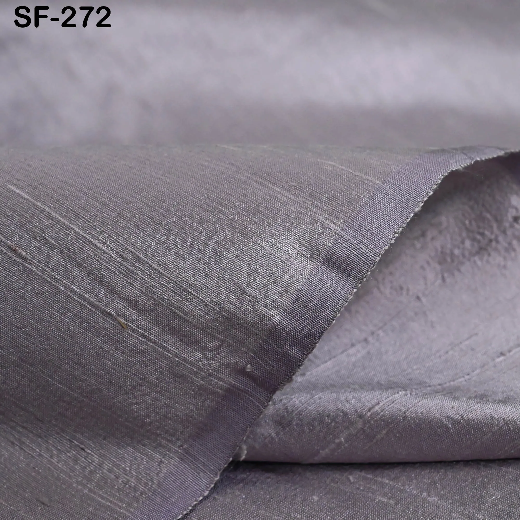 Steel Grey Pure Dupioni Fabric by the yard Indian Raw Silk Dupion Women Costumes Wedding Dresses Pillows Cushions Table Covers DIY Crafting