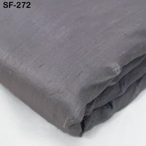 Steel Grey Pure Dupioni Fabric by the yard Indian Raw Silk Dupion Women Costumes Wedding Dresses Pillows Cushions Table Covers DIY Crafting