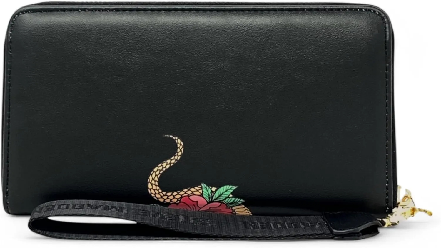 Steve Madden Bzip-Web Zip Around Wristlet