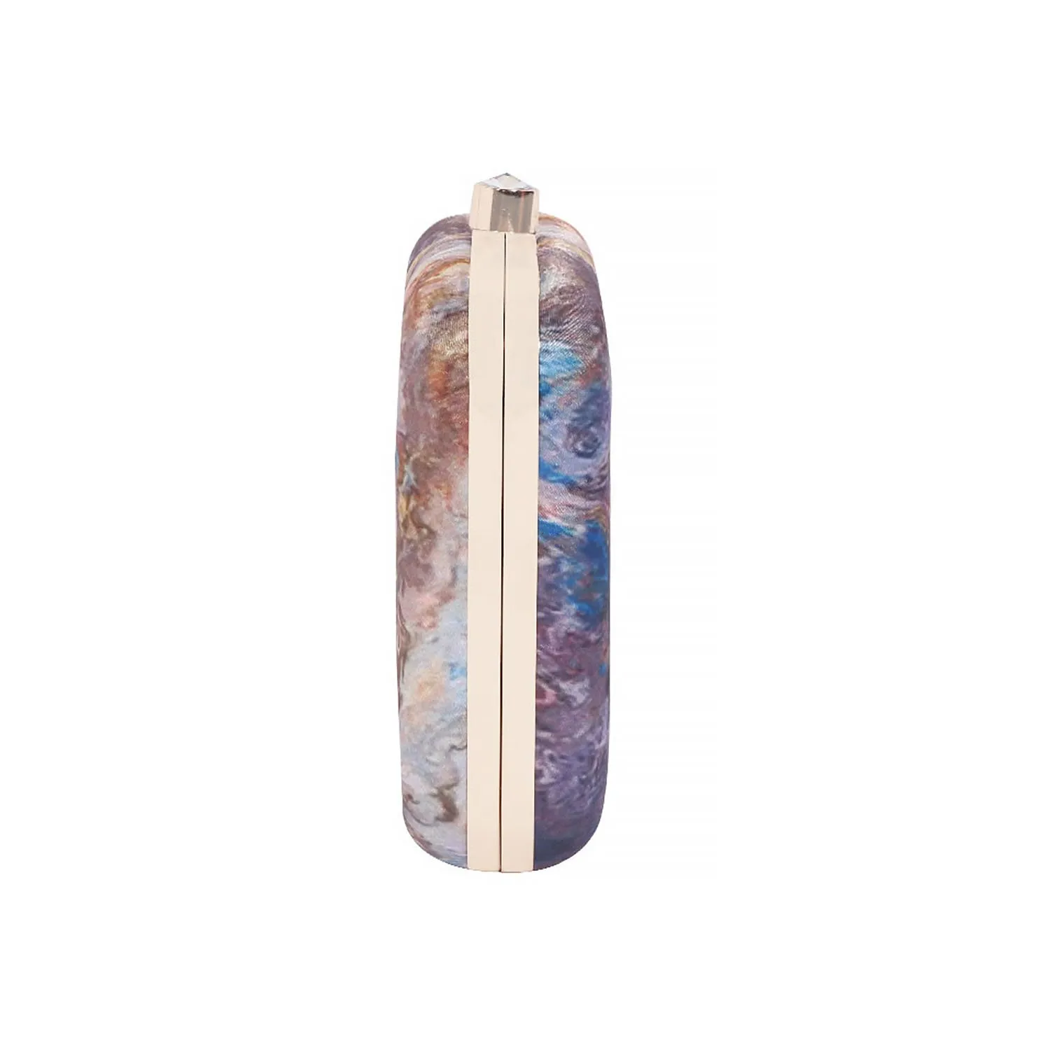 Stylish Satin Digital Print Sqaure Box Clutch for Women & Girls