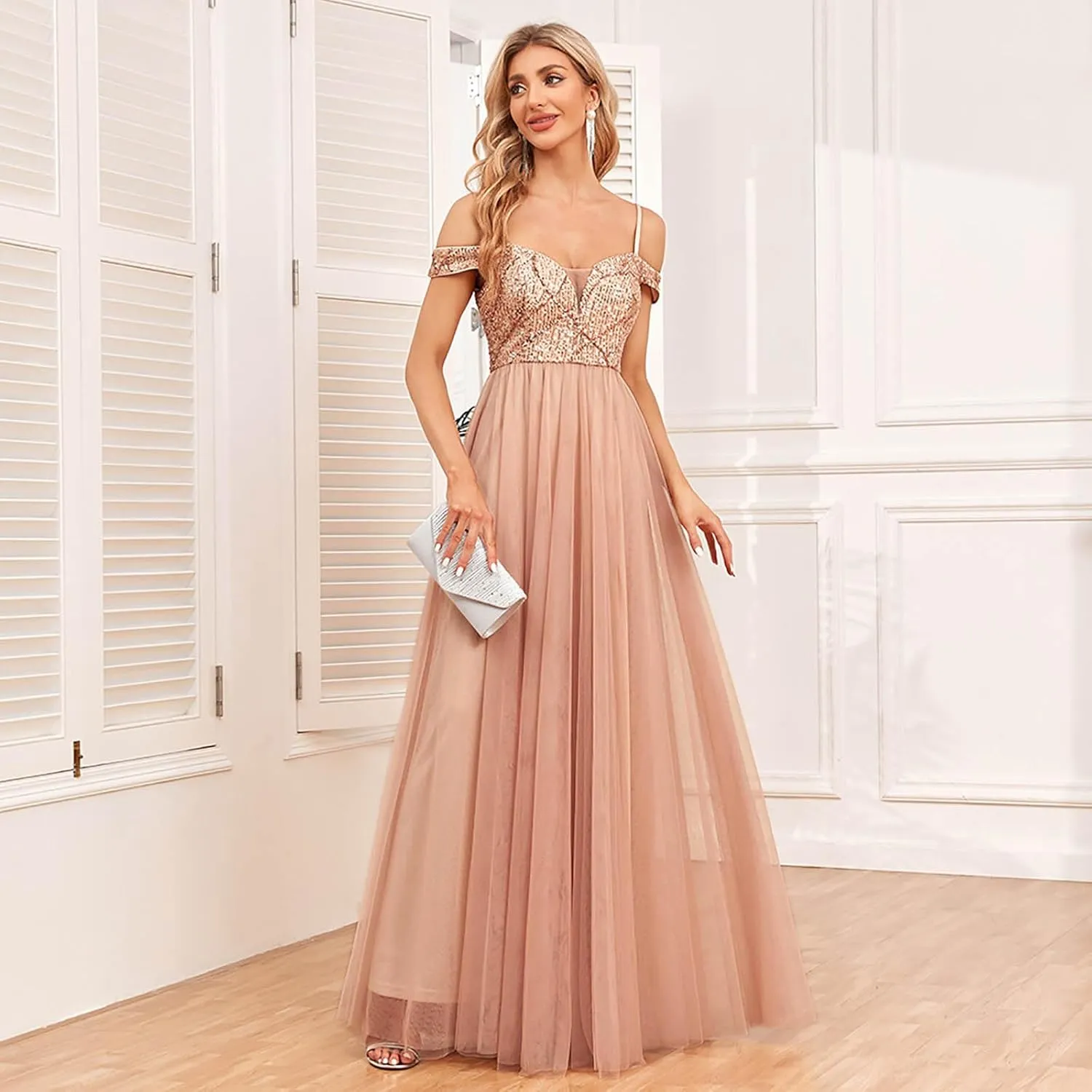 Summer Dresses for Women 2024 Sleeveless Maxi Dress Square Neck Maxi Dress Slit Dress for Women Womens Swing Dress