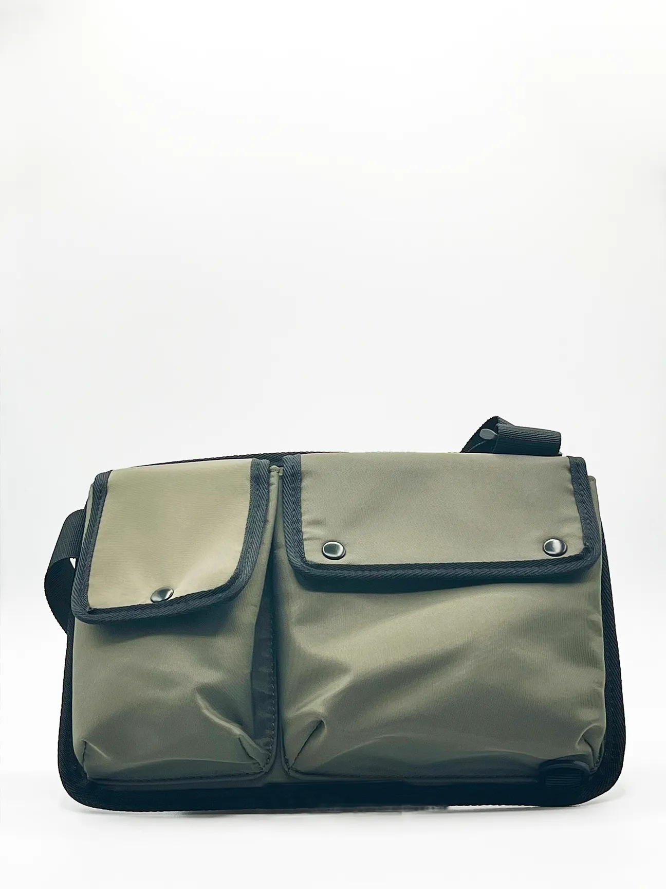 SVNX Nylon chest bag in moss