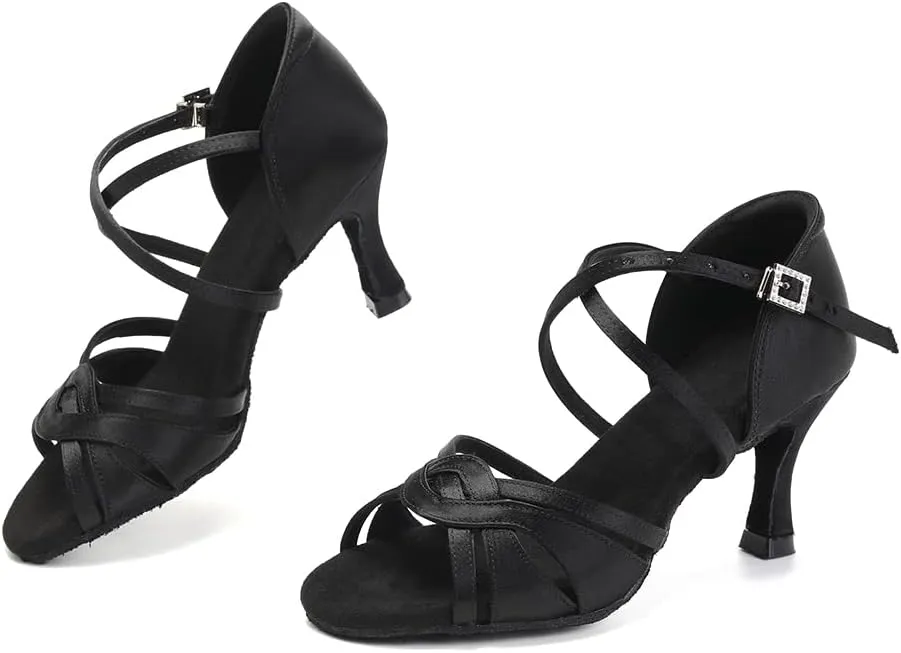 SWDZM Women Latin Ballroom Practice Dance Shoes Tango Salsa Professional Practice Dance Shoes